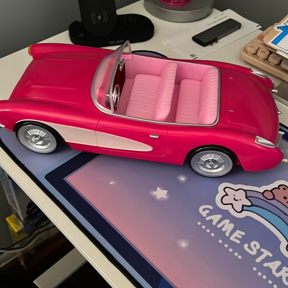 Barbie Movie Car (Popcorn Bucket) Never used